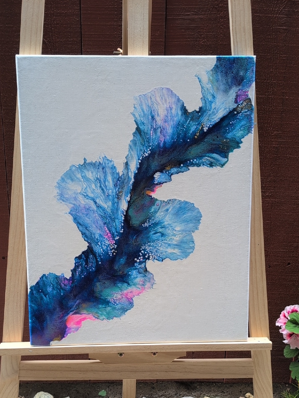 Abstract Dutch Pour Acrylic Painting 16×20
